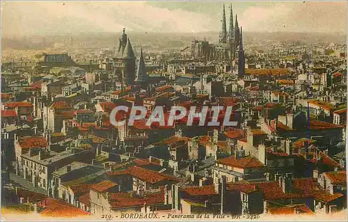 Cartes postales Bordeaux Panorama de la Ville