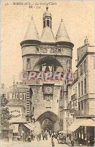 Cartes postales Bordeaux la Grosse Cloche