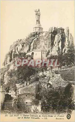 Ansichtskarte AK Le Puy Statue Colossale de Notre Dame de France