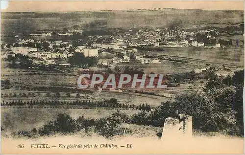 Cartes postales Vittel Vue Generale prise de Chatillon