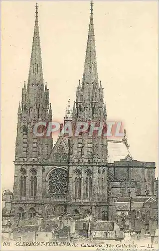 Cartes postales Clermont Ferrand la Cathedrale