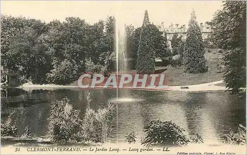 Ansichtskarte AK Clermont Ferrand le Jardin Lecoq