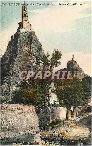 Cartes postales Le Puy le Mont Saint Michel et le Rocher Corneille