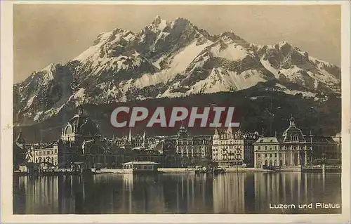 Cartes postales moderne Luzern und Pilatus