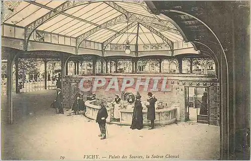 Cartes postales Vichy Palais des Sources la Source Chomel