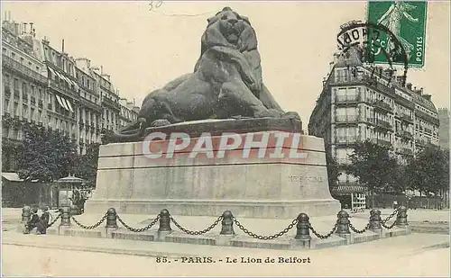 Cartes postales Paris le Lion de Belfort