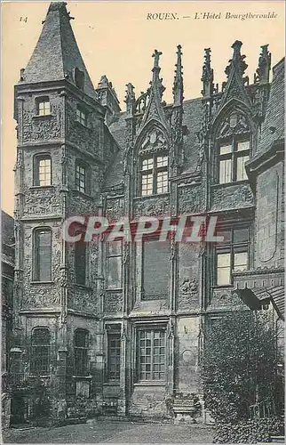 Cartes postales Rouen l'Hotel Bourgtberoulde