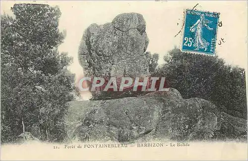 Cartes postales Foret de Fontainebleau Barbizon Le bolide