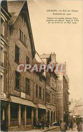 Cartes postales Orleans la Rue du Tabour Restauree en 1910
