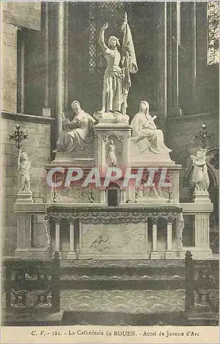 Ansichtskarte AK La Cathedrale de Rouen Autel de Jeanne d'Arc