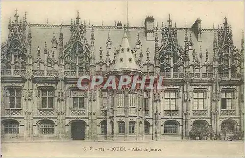 Cartes postales Rouen Palais de Justice