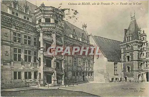 Cartes postales Chateau de Blois Aile de Francois Ier