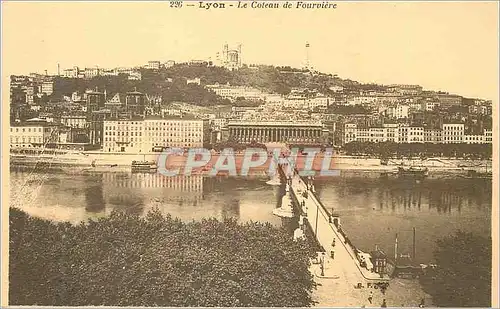 Cartes postales Lyon le Coteau de Fourviere