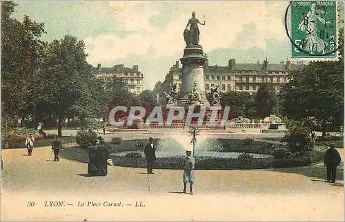 Cartes postales Lyon la Place Carnot