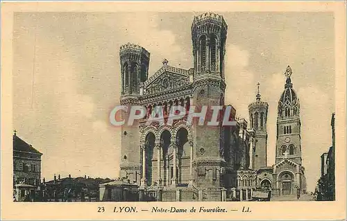 Cartes postales Lyon Notre Dame de Fourviere