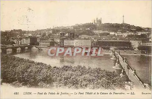 Cartes postales Lyon Pont du Palais de Justice