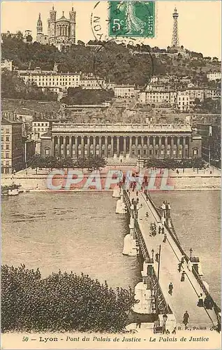 Cartes postales Lyon Pont du Palais de Justice