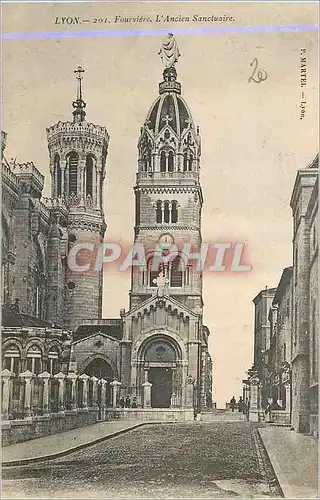 Cartes postales Lyon Fourviere l'Ancien Sanctuaire