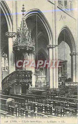 Cartes postales Lyon l'Eglise Saint Nizier la Chaire