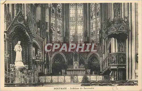 Cartes postales Pontmain Interieur du Sanctuaire