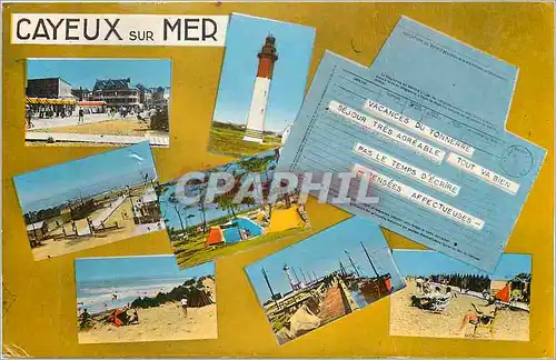 Cartes postales moderne Cayeux sur Mer (Somme) Telegramme Phare
