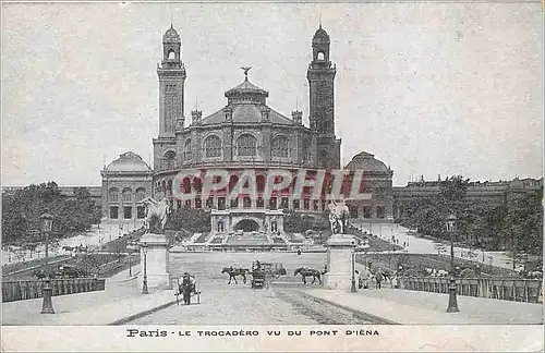 Ansichtskarte AK Paris le Trocadero Vu du Pont d'Iena