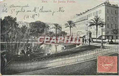 Cartes postales Nice le Jardin Public