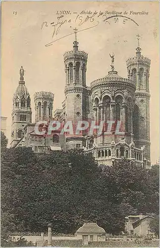 Ansichtskarte AK Lyon Abside de la Basilique de Fourviere