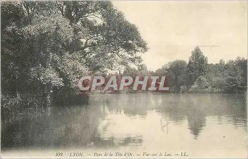 Cartes postales Lyon Parc de la Tete d'Or Vue sur le Lac