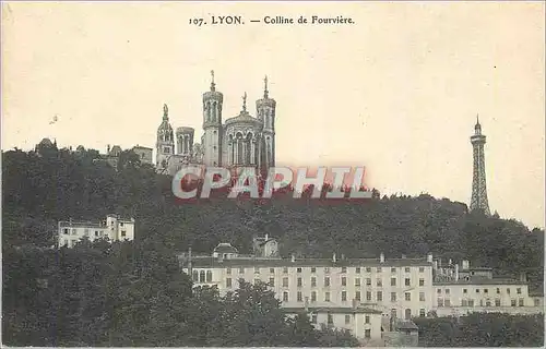 Cartes postales Lyon Colline de Fourviere