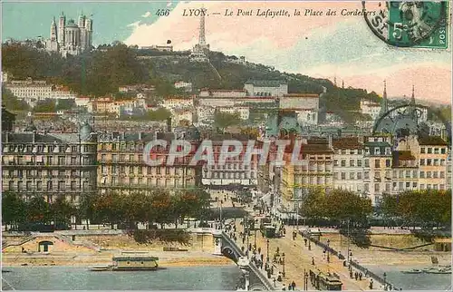 Ansichtskarte AK Lyon Le Pont Lafayette La Place des Cordeliers