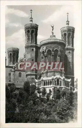 Moderne Karte Lyon Les Tours de Notre Dame de Fourviere