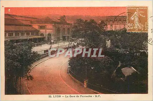 Cartes postales Lyon La Gare de Perrache