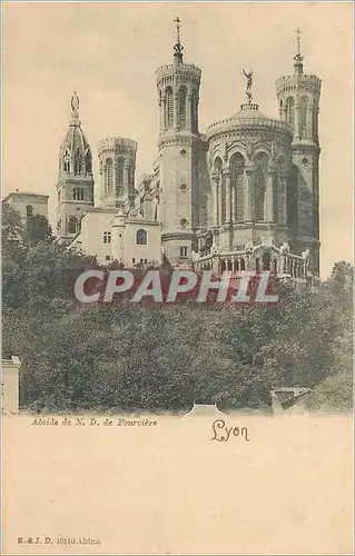 Cartes postales Lyon Abside de N D de Fourviere