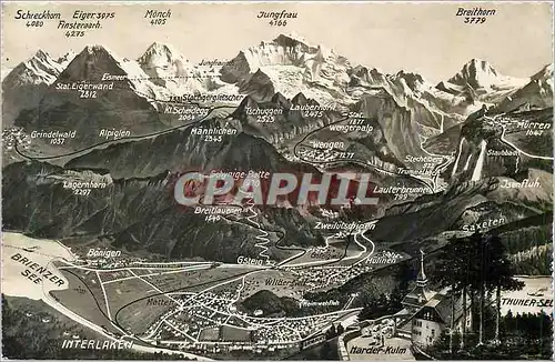 Cartes postales moderne Interlaken Rest Room Harderkulm (1322 m)