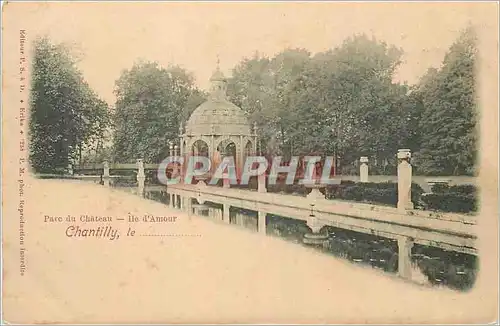 Cartes postales Chantilly Parc du Chateau Ile d'Amour