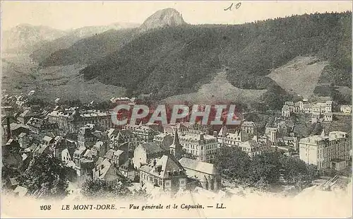 Ansichtskarte AK Le Mont Dore Vue Generale et le Capucin