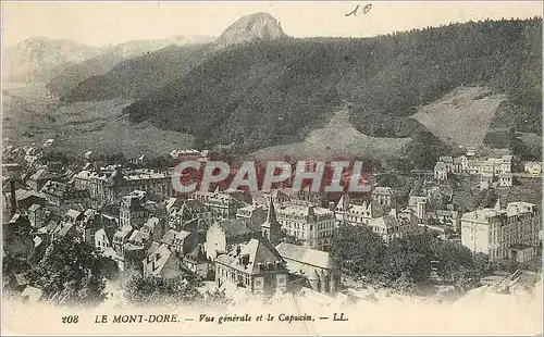 Cartes postales Le Mont Dore Vue Generale et le Capucin
