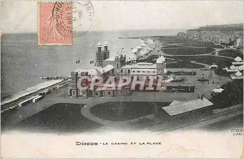 Cartes postales Dieppe Le Casino et la Plage