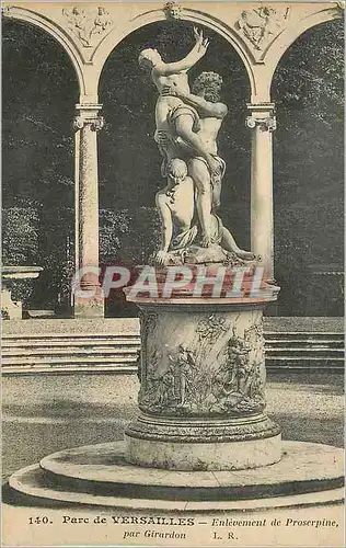 Cartes postales Parc de Versailles Enlevement de Proserpine