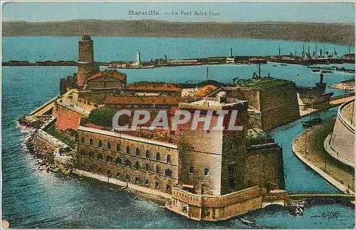 Cartes postales Marseille Le Fort Saint Jean 11 Octobre 1939