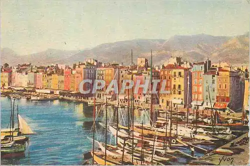 Cartes postales moderne Toulon (Var) Cote d'Azur La Douce France Les Quais Bateaux