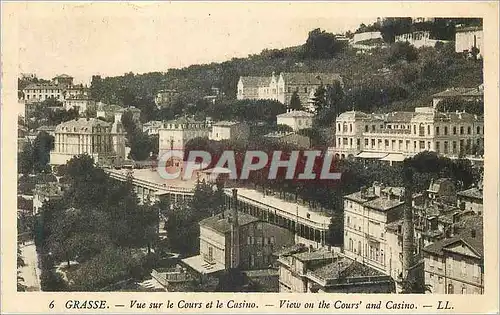 Ansichtskarte AK Grasse Vue sur Cours et le Casino