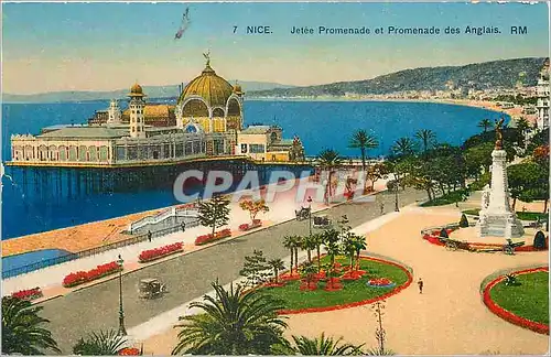 Cartes postales Nice Jetee Promenade et Promenade des Anglais