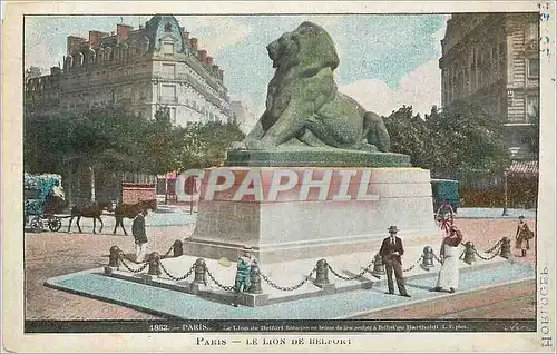 Cartes postales Paris Le Lion de Belfort