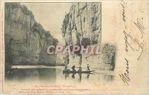 Cartes postales Gorges du Tarn (Le Detroit)