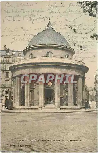 Cartes postales Paris Le Parc Monceau La Rotonde