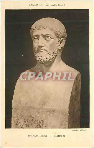 Cartes postales Musee du Vatican Rome Sculpture Antique Alcibiade