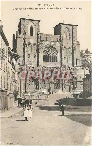 Cartes postales Vienne Cathedrale Saint Maurice (Construite du XIIe au XVIe S)