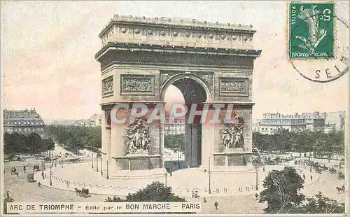 Cartes postales Paris Arc de Triomphe